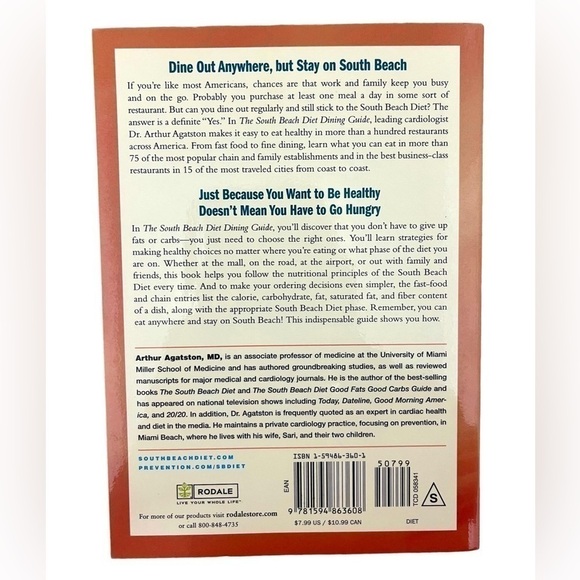 The South Beach‎ Diet book in Excellent Used Condition - Picture 2 of 2